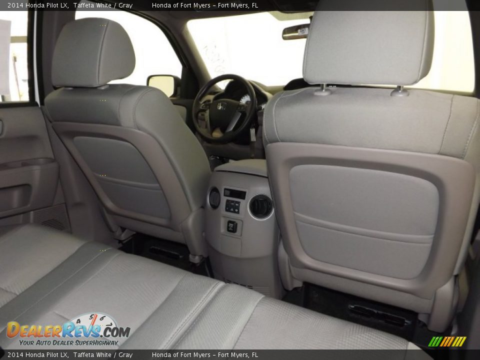 2014 Honda Pilot LX Taffeta White / Gray Photo #26