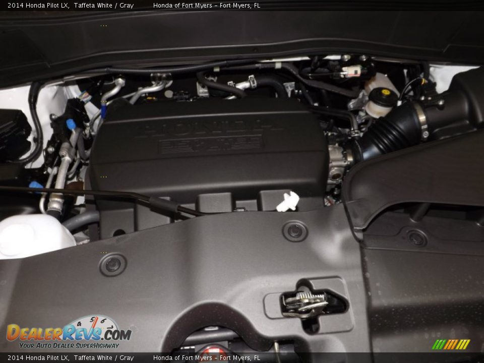 2014 Honda Pilot LX Taffeta White / Gray Photo #29