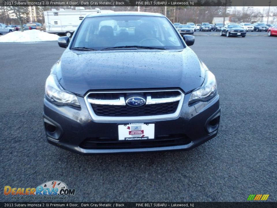 2013 Subaru Impreza 2.0i Premium 4 Door Dark Gray Metallic / Black Photo #2