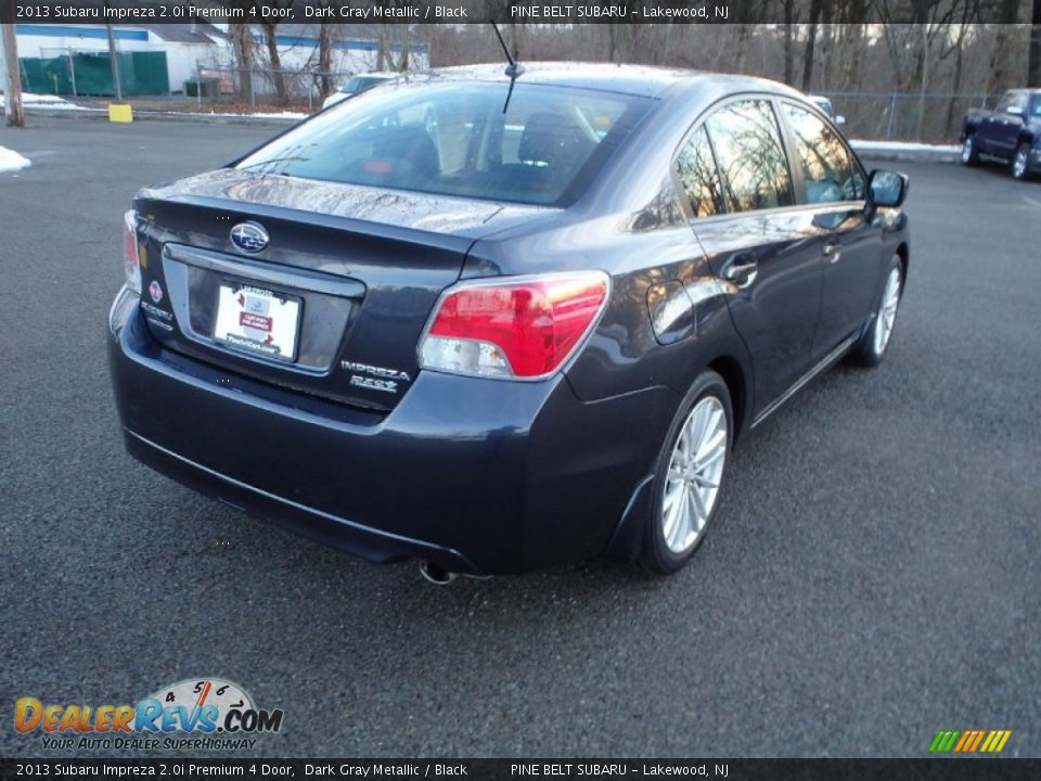 2013 Subaru Impreza 2.0i Premium 4 Door Dark Gray Metallic / Black Photo #5