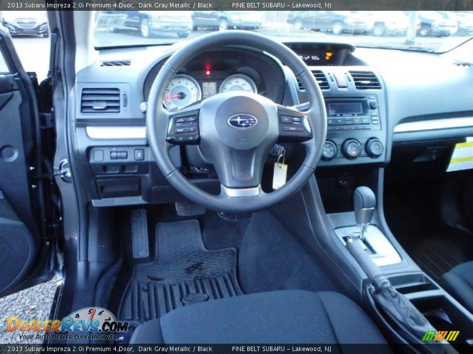 2013 Subaru Impreza 2.0i Premium 4 Door Dark Gray Metallic / Black Photo #14