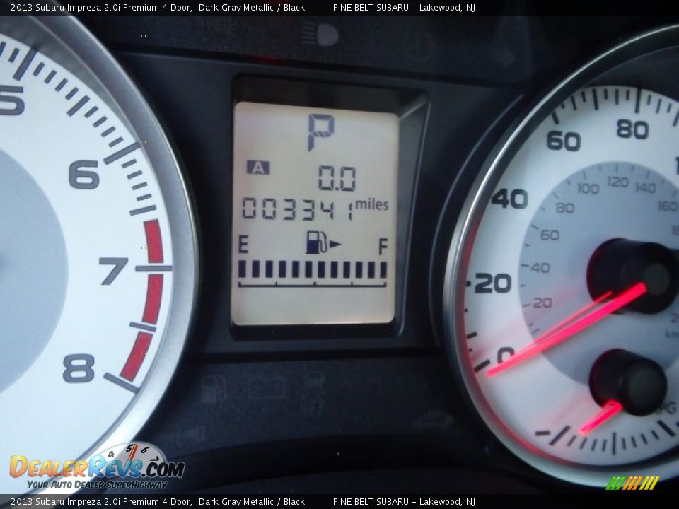 2013 Subaru Impreza 2.0i Premium 4 Door Dark Gray Metallic / Black Photo #15