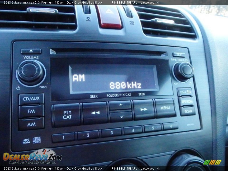 2013 Subaru Impreza 2.0i Premium 4 Door Dark Gray Metallic / Black Photo #16