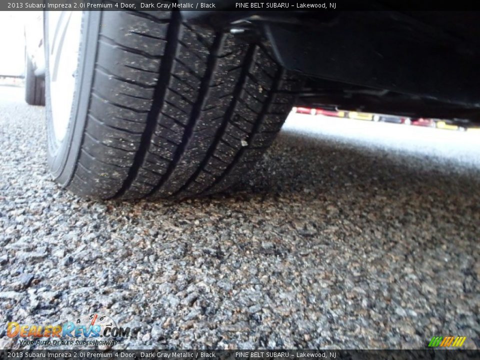 2013 Subaru Impreza 2.0i Premium 4 Door Dark Gray Metallic / Black Photo #18