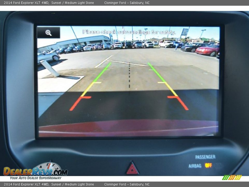 2014 Ford Explorer XLT 4WD Sunset / Medium Light Stone Photo #18