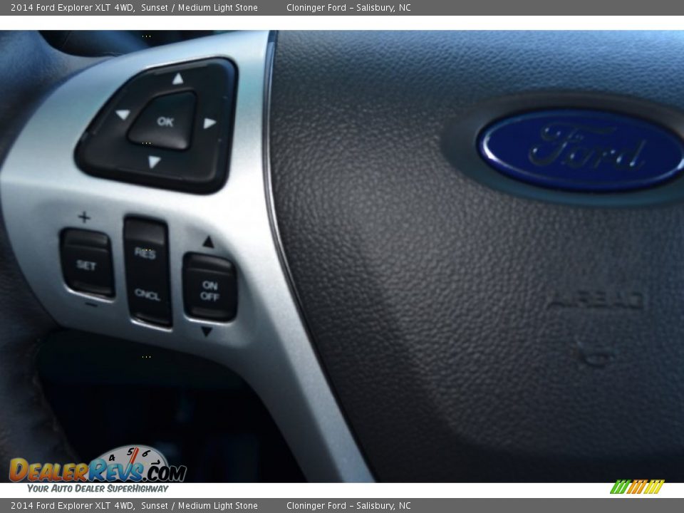 2014 Ford Explorer XLT 4WD Sunset / Medium Light Stone Photo #26