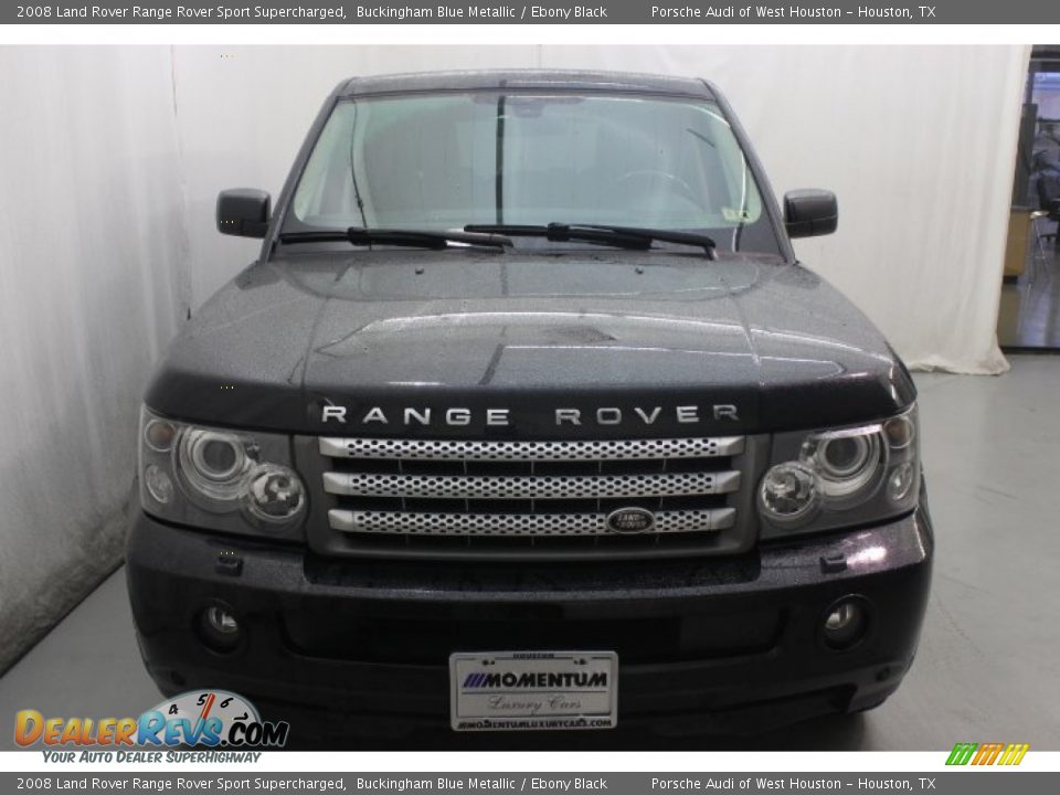 2008 Land Rover Range Rover Sport Supercharged Buckingham Blue Metallic / Ebony Black Photo #2