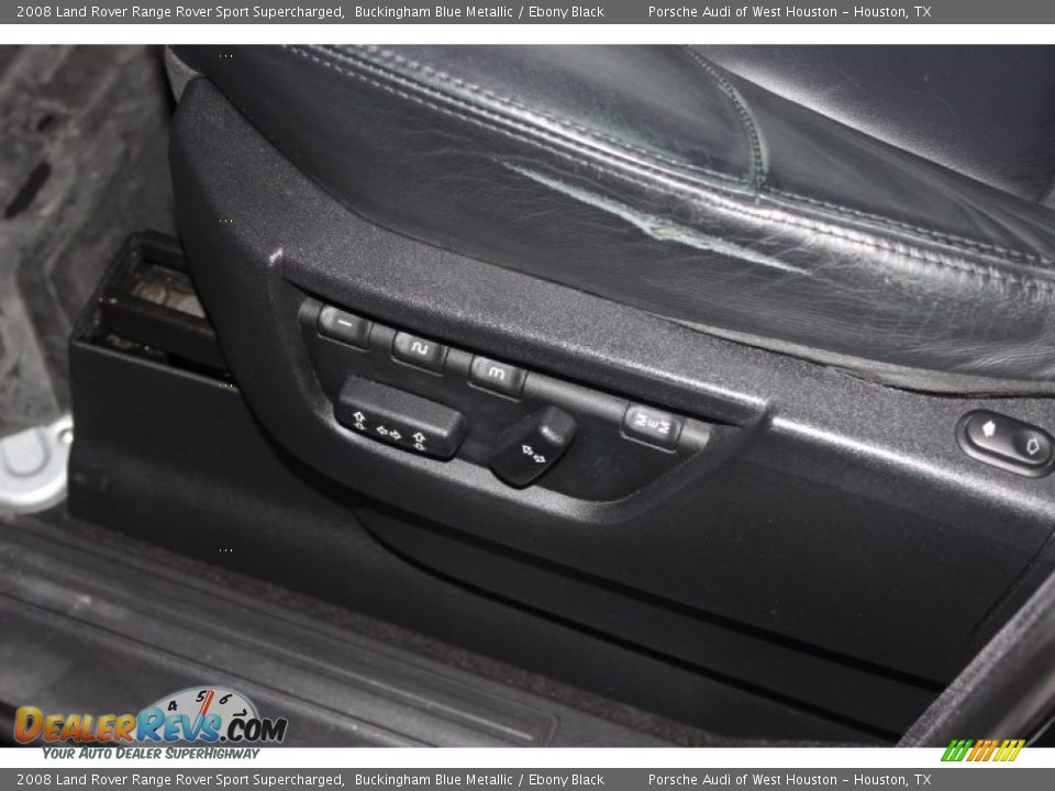 2008 Land Rover Range Rover Sport Supercharged Buckingham Blue Metallic / Ebony Black Photo #15
