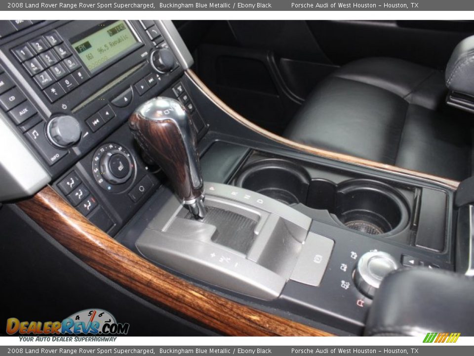 2008 Land Rover Range Rover Sport Supercharged Buckingham Blue Metallic / Ebony Black Photo #17
