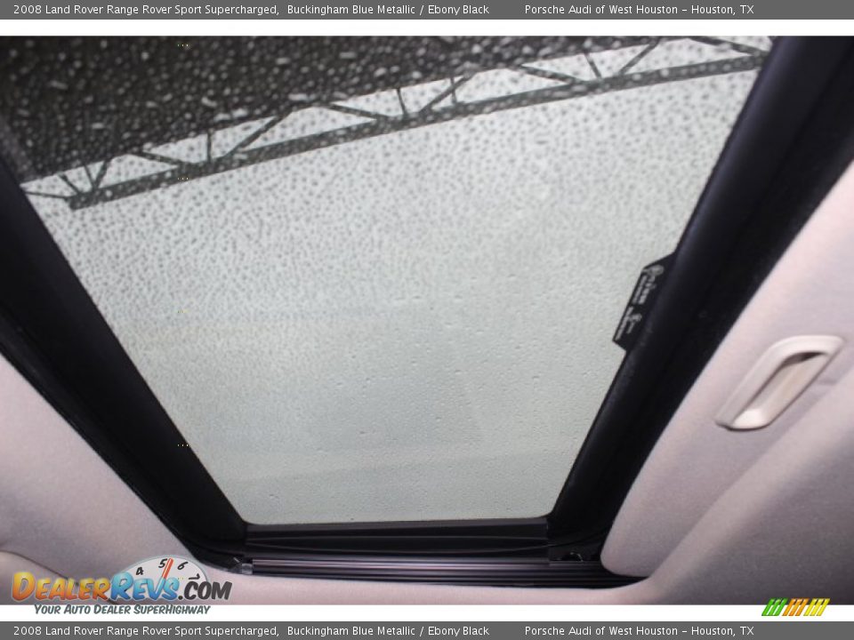 2008 Land Rover Range Rover Sport Supercharged Buckingham Blue Metallic / Ebony Black Photo #18