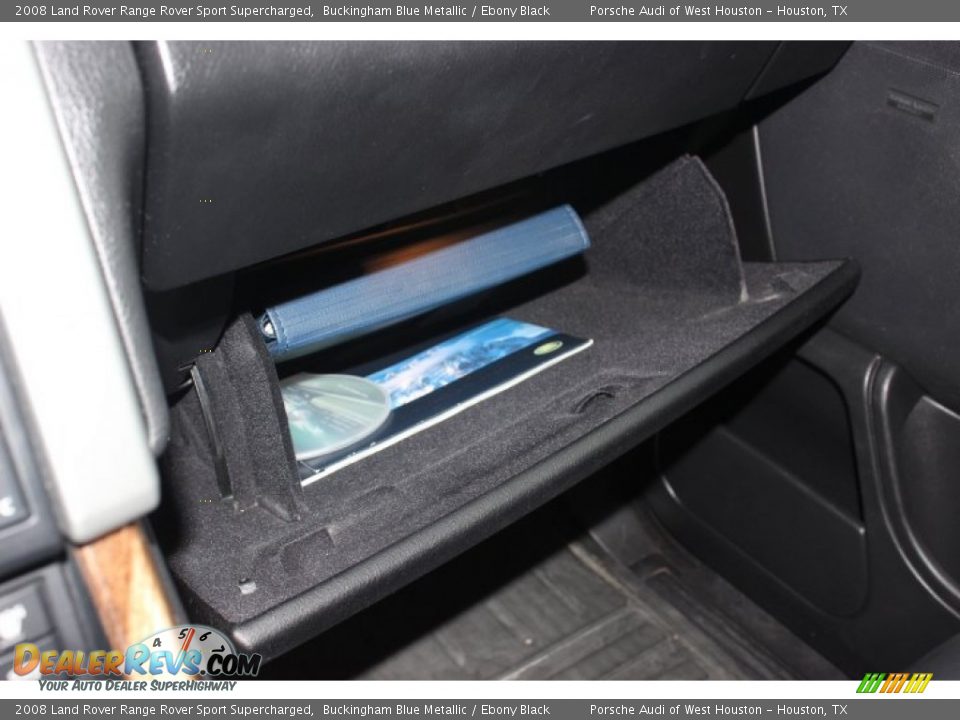 2008 Land Rover Range Rover Sport Supercharged Buckingham Blue Metallic / Ebony Black Photo #20