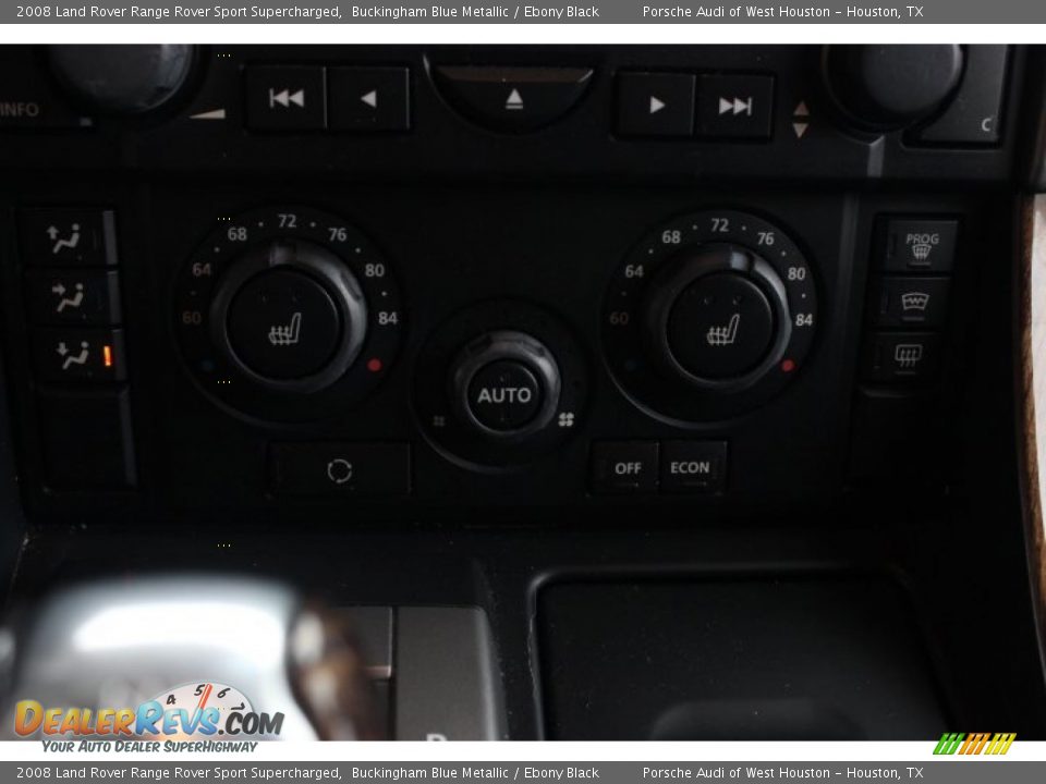 2008 Land Rover Range Rover Sport Supercharged Buckingham Blue Metallic / Ebony Black Photo #23