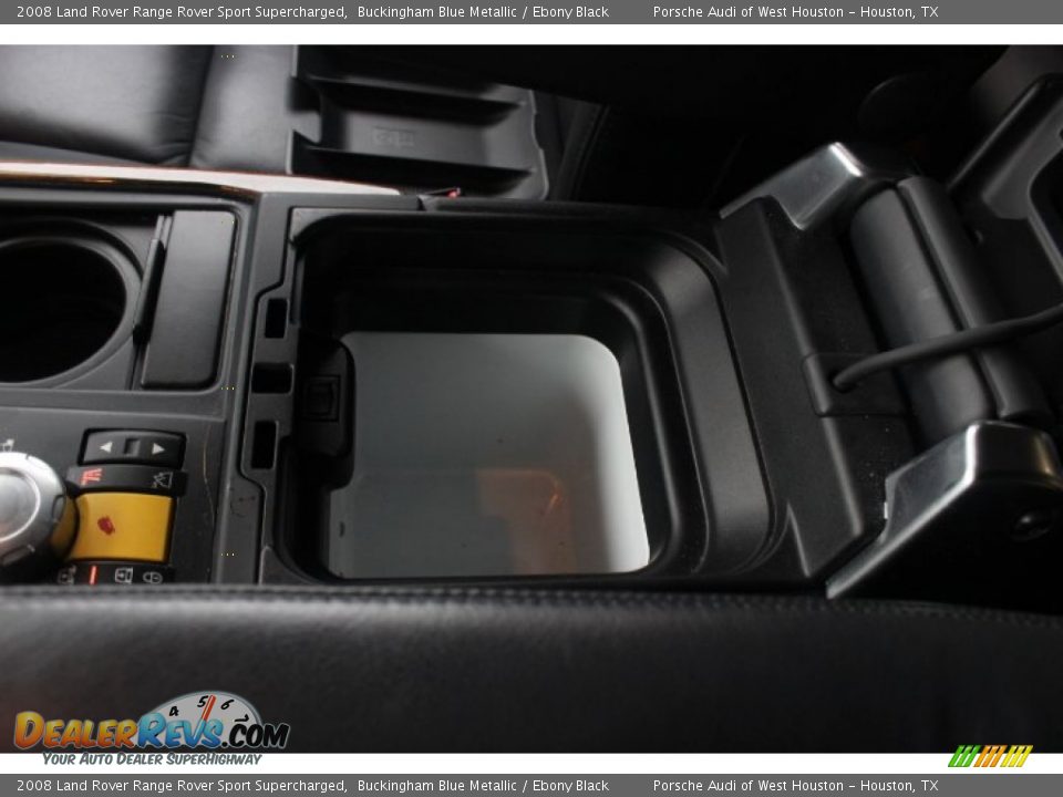 2008 Land Rover Range Rover Sport Supercharged Buckingham Blue Metallic / Ebony Black Photo #25