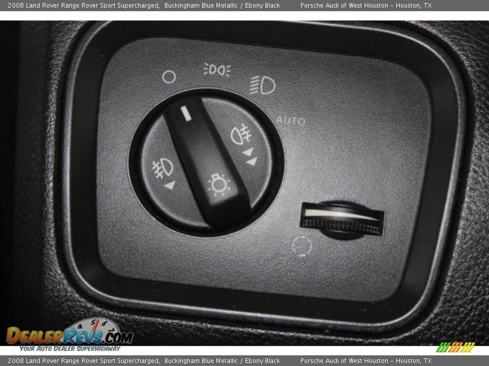 2008 Land Rover Range Rover Sport Supercharged Buckingham Blue Metallic / Ebony Black Photo #28
