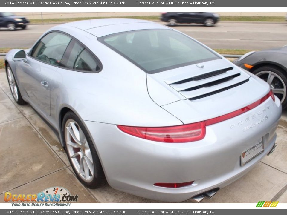 2014 Porsche 911 Carrera 4S Coupe Rhodium Silver Metallic / Black Photo #5