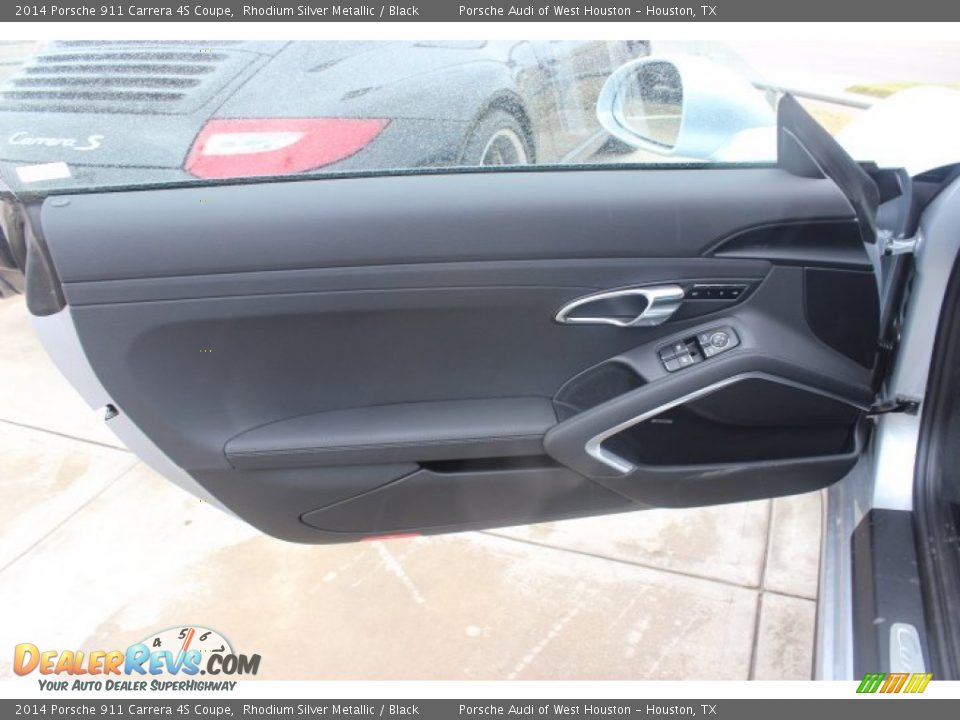 2014 Porsche 911 Carrera 4S Coupe Rhodium Silver Metallic / Black Photo #10