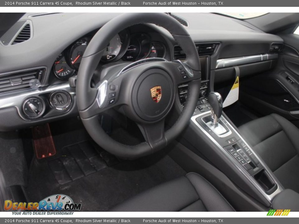 2014 Porsche 911 Carrera 4S Coupe Rhodium Silver Metallic / Black Photo #11