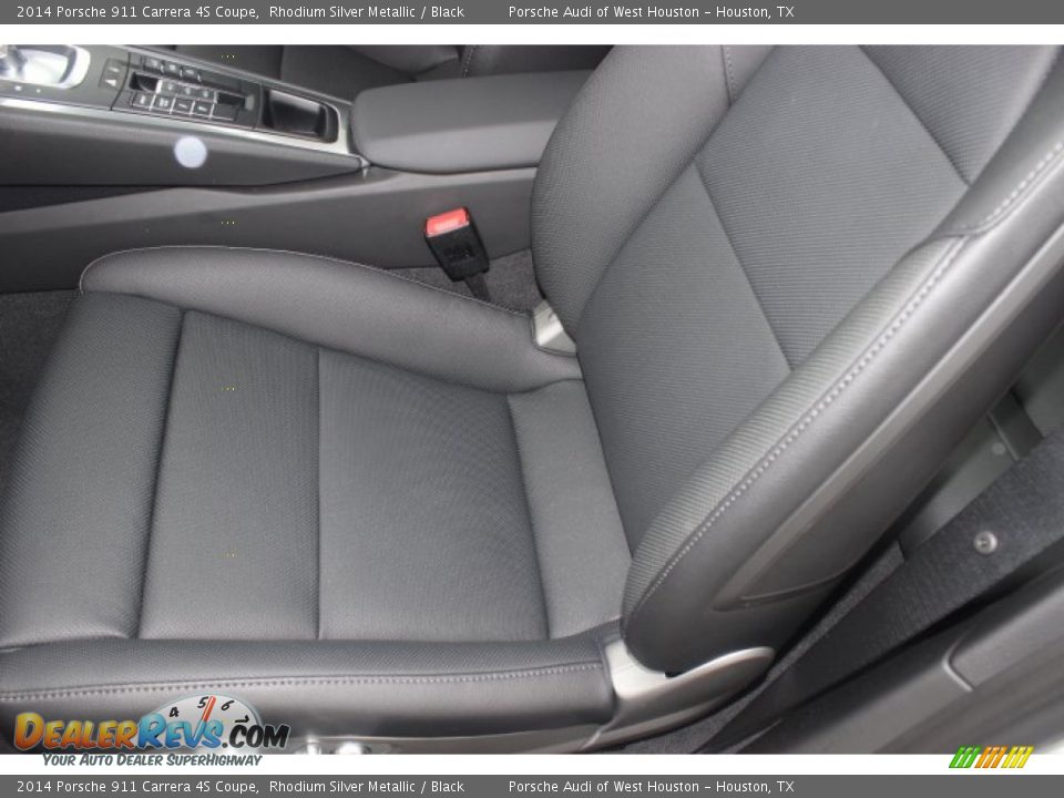 2014 Porsche 911 Carrera 4S Coupe Rhodium Silver Metallic / Black Photo #12