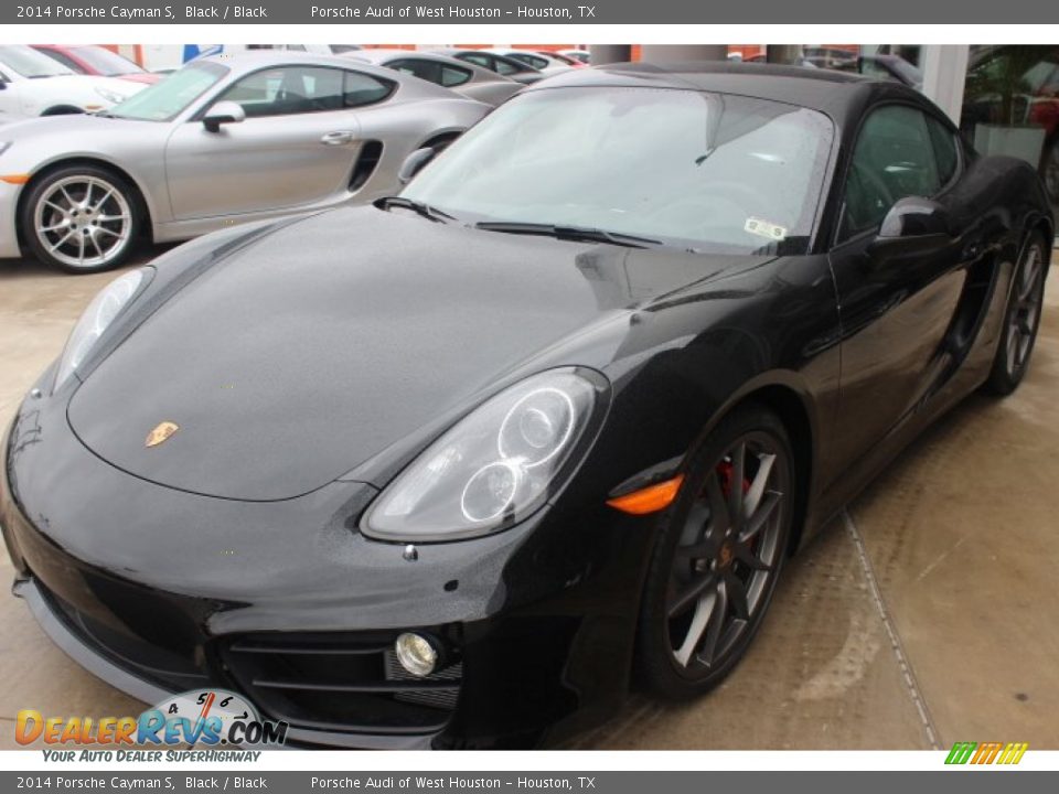 2014 Porsche Cayman S Black / Black Photo #3