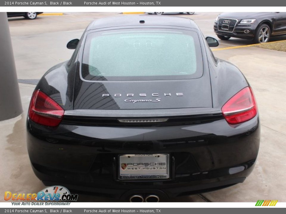 2014 Porsche Cayman S Black / Black Photo #5