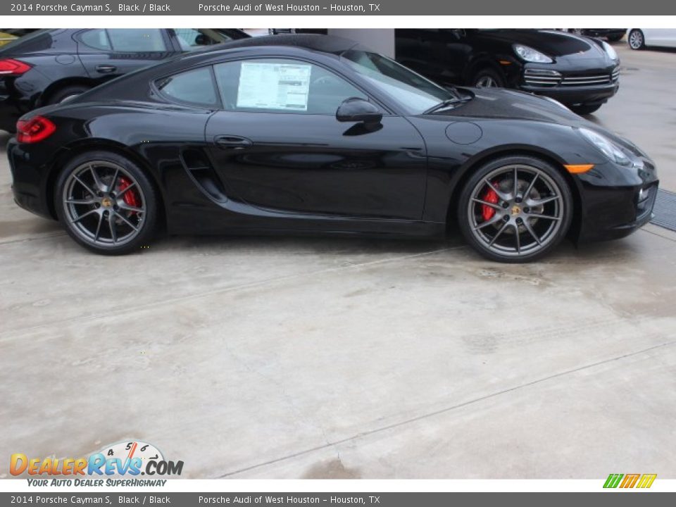 2014 Porsche Cayman S Black / Black Photo #7