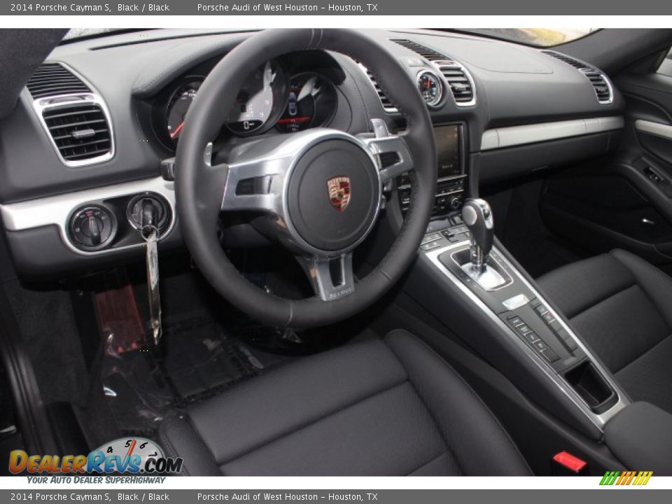 2014 Porsche Cayman S Black / Black Photo #11