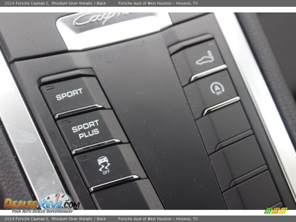 2014 Porsche Cayman S Rhodium Silver Metallic / Black Photo #15