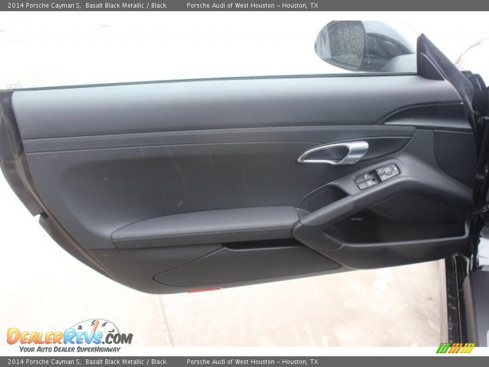 2014 Porsche Cayman S Basalt Black Metallic / Black Photo #10