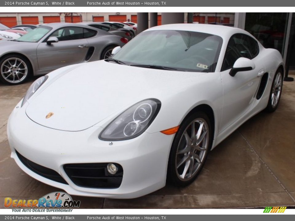 2014 Porsche Cayman S White / Black Photo #3