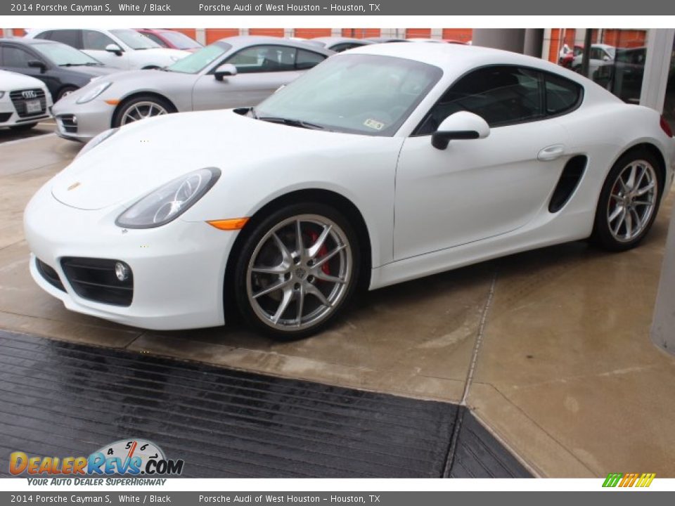 2014 Porsche Cayman S White / Black Photo #4