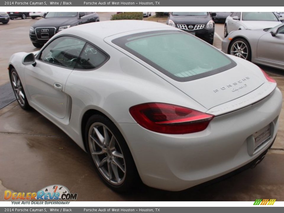 2014 Porsche Cayman S White / Black Photo #5
