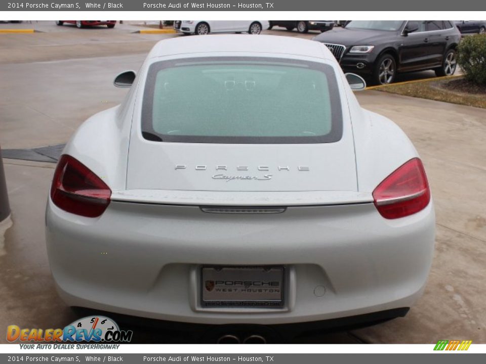 2014 Porsche Cayman S White / Black Photo #6
