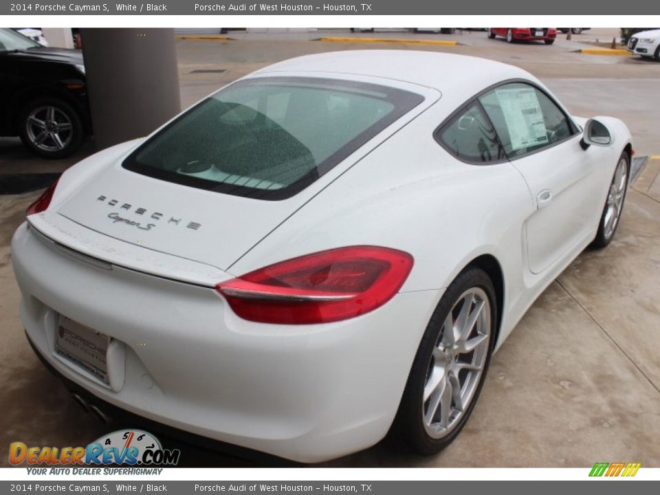 2014 Porsche Cayman S White / Black Photo #7