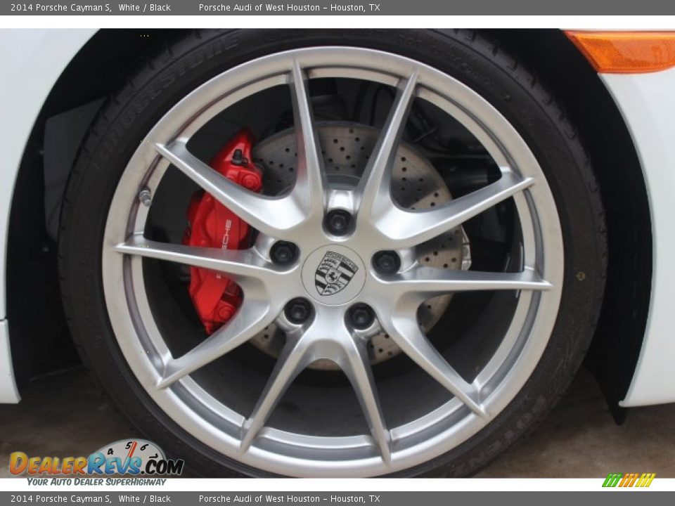 2014 Porsche Cayman S White / Black Photo #9