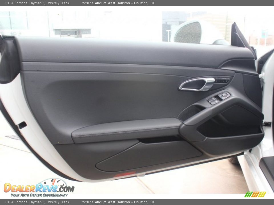2014 Porsche Cayman S White / Black Photo #10