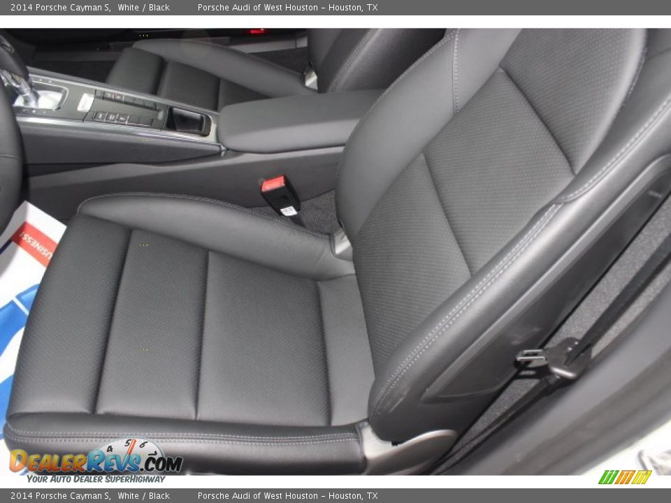 2014 Porsche Cayman S White / Black Photo #12