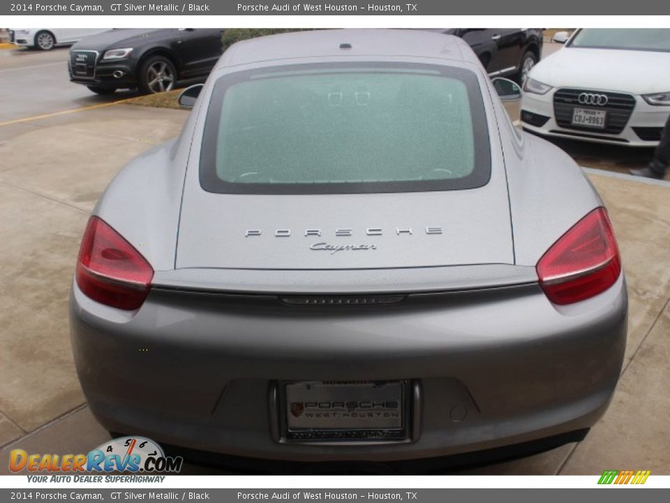 2014 Porsche Cayman GT Silver Metallic / Black Photo #6