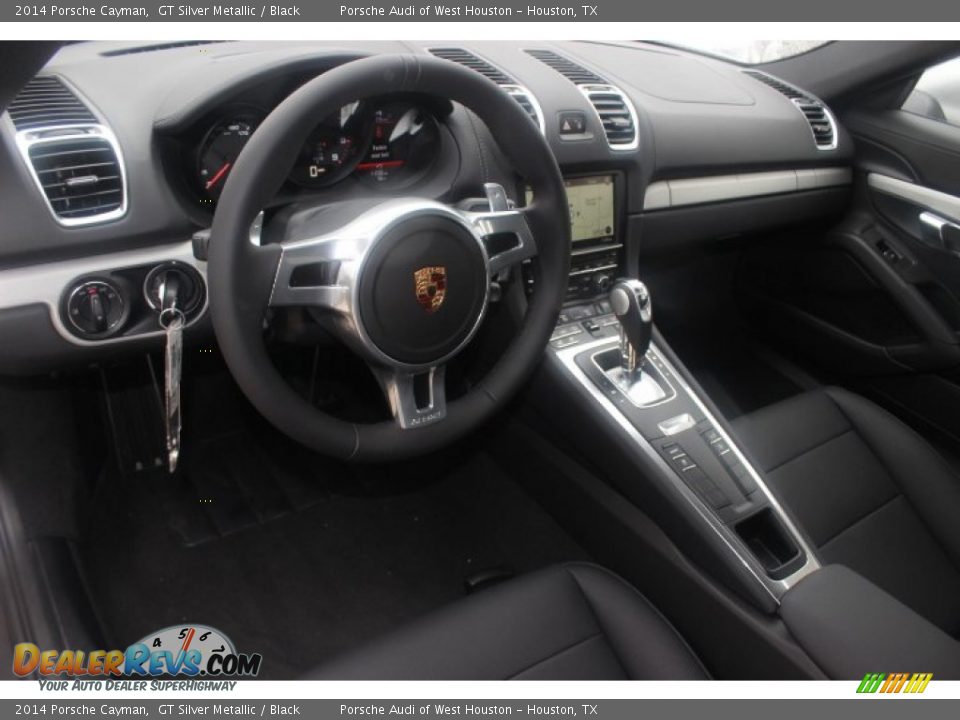 Black Interior - 2014 Porsche Cayman  Photo #11