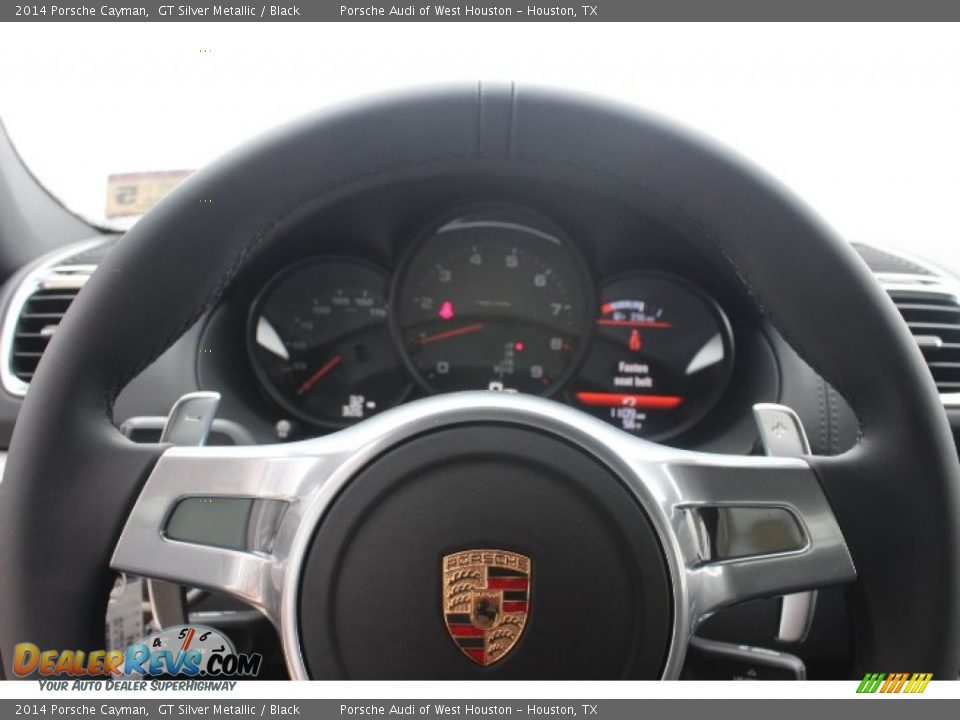 2014 Porsche Cayman GT Silver Metallic / Black Photo #20