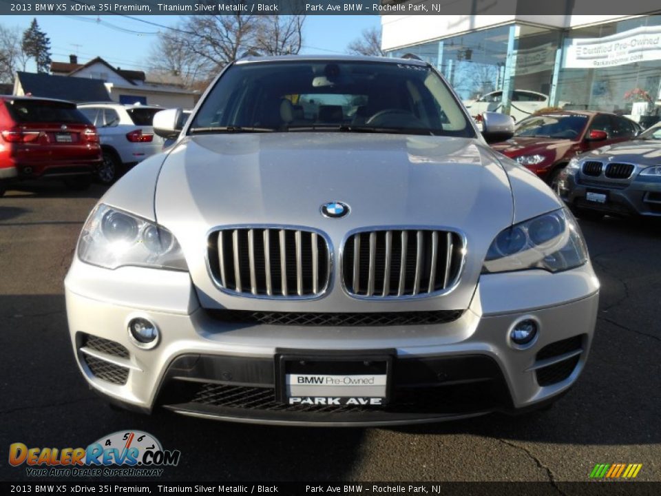 2013 BMW X5 xDrive 35i Premium Titanium Silver Metallic / Black Photo #8