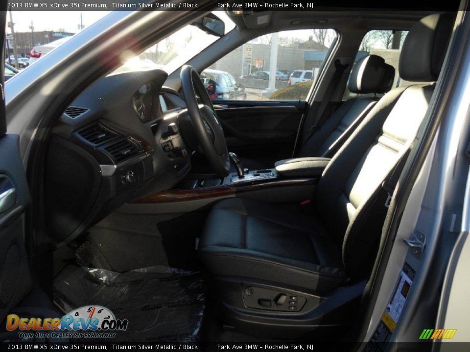 2013 BMW X5 xDrive 35i Premium Titanium Silver Metallic / Black Photo #11