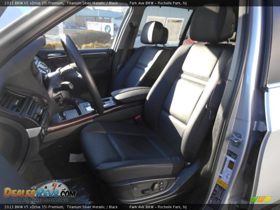 2013 BMW X5 xDrive 35i Premium Titanium Silver Metallic / Black Photo #12