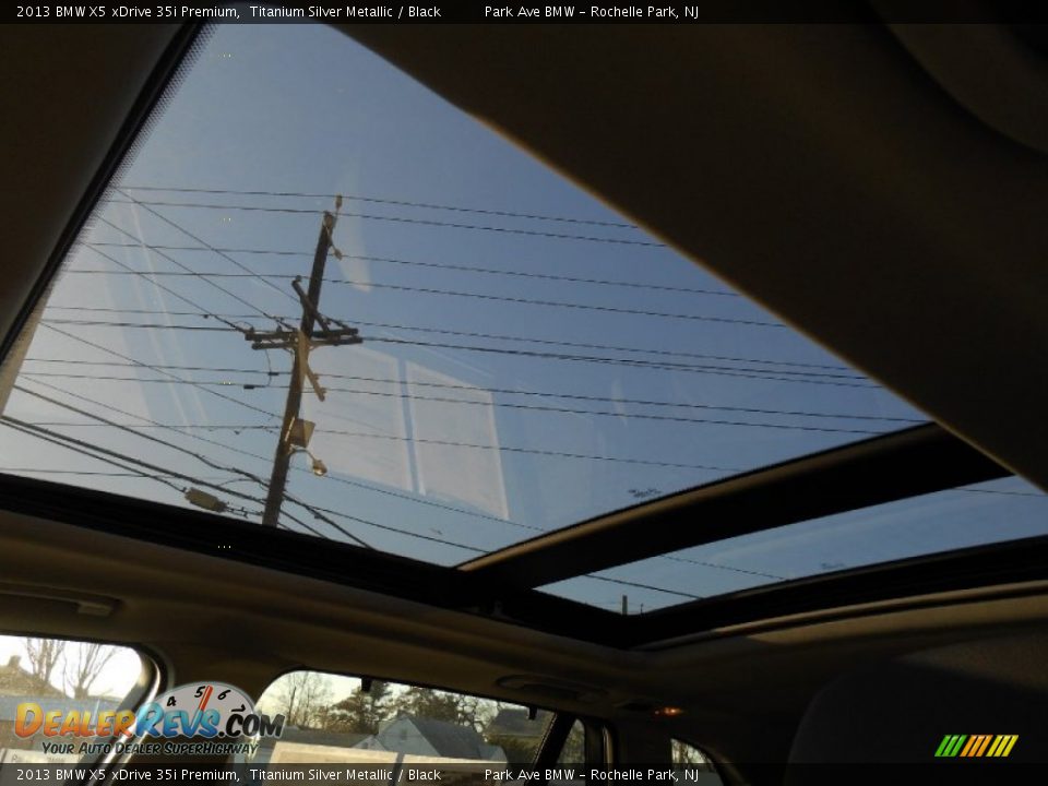 2013 BMW X5 xDrive 35i Premium Titanium Silver Metallic / Black Photo #13