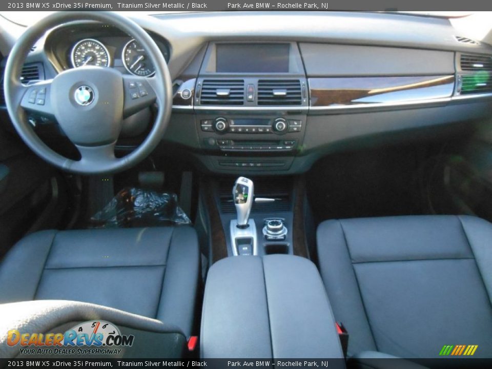 2013 BMW X5 xDrive 35i Premium Titanium Silver Metallic / Black Photo #14