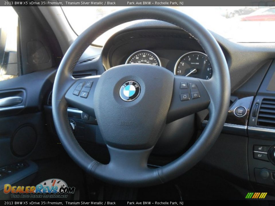 2013 BMW X5 xDrive 35i Premium Titanium Silver Metallic / Black Photo #17