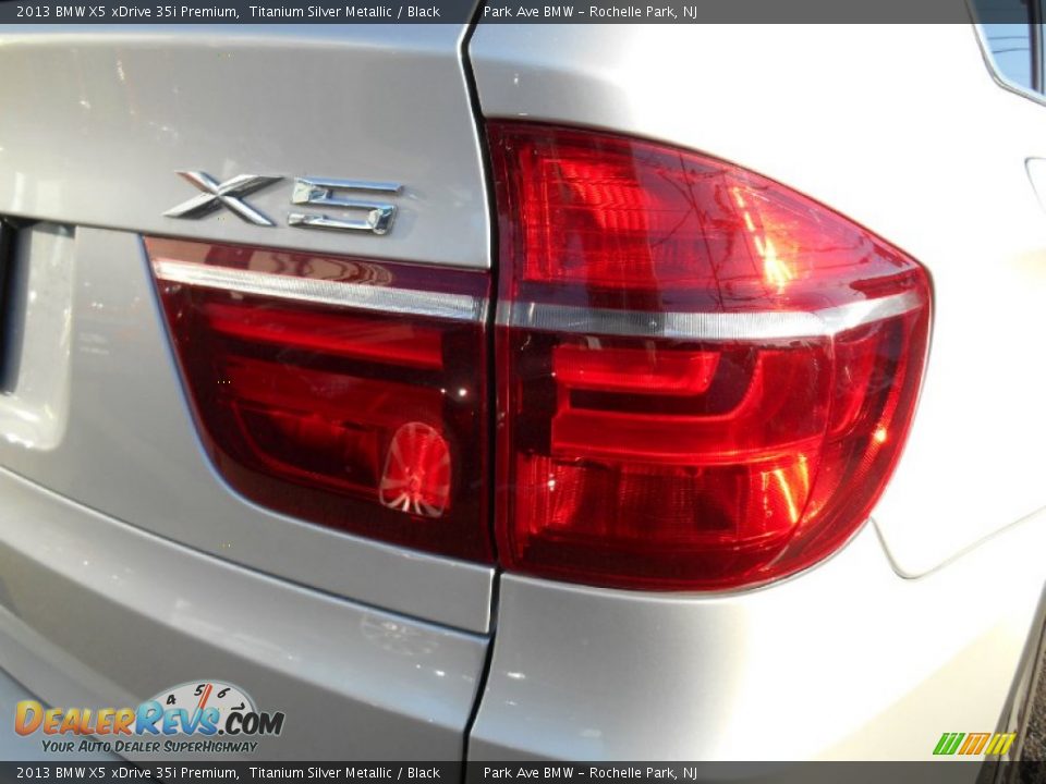2013 BMW X5 xDrive 35i Premium Titanium Silver Metallic / Black Photo #22