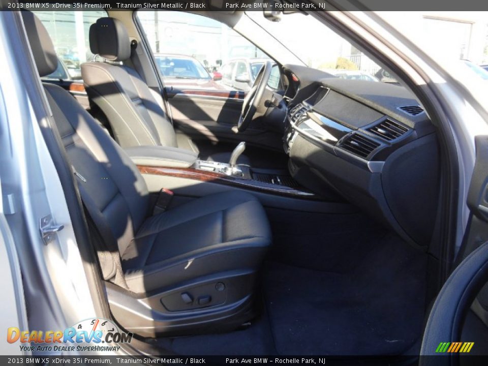 2013 BMW X5 xDrive 35i Premium Titanium Silver Metallic / Black Photo #27