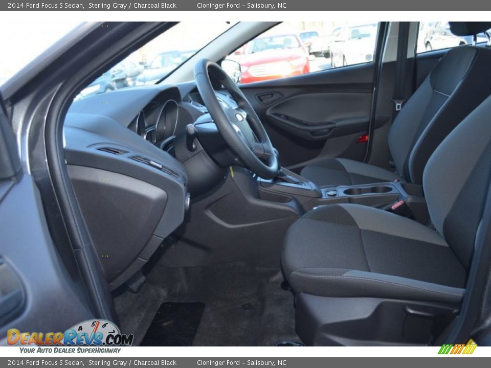 2014 Ford Focus S Sedan Sterling Gray / Charcoal Black Photo #5