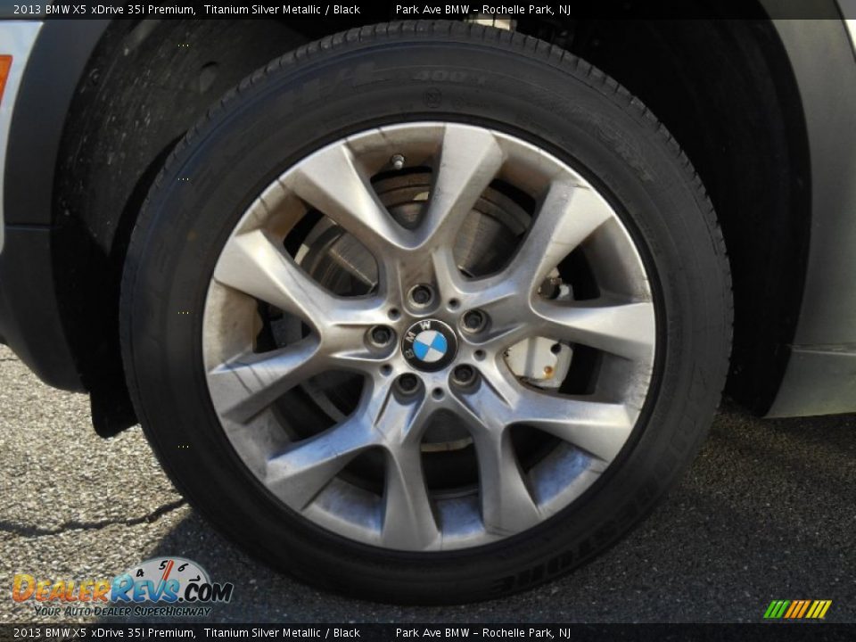 2013 BMW X5 xDrive 35i Premium Titanium Silver Metallic / Black Photo #31