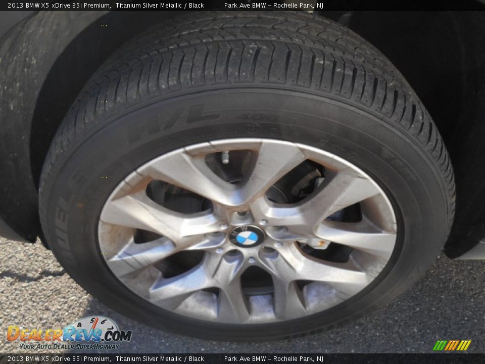2013 BMW X5 xDrive 35i Premium Titanium Silver Metallic / Black Photo #32